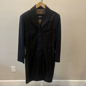 Kasper Women's Black Trench Coat